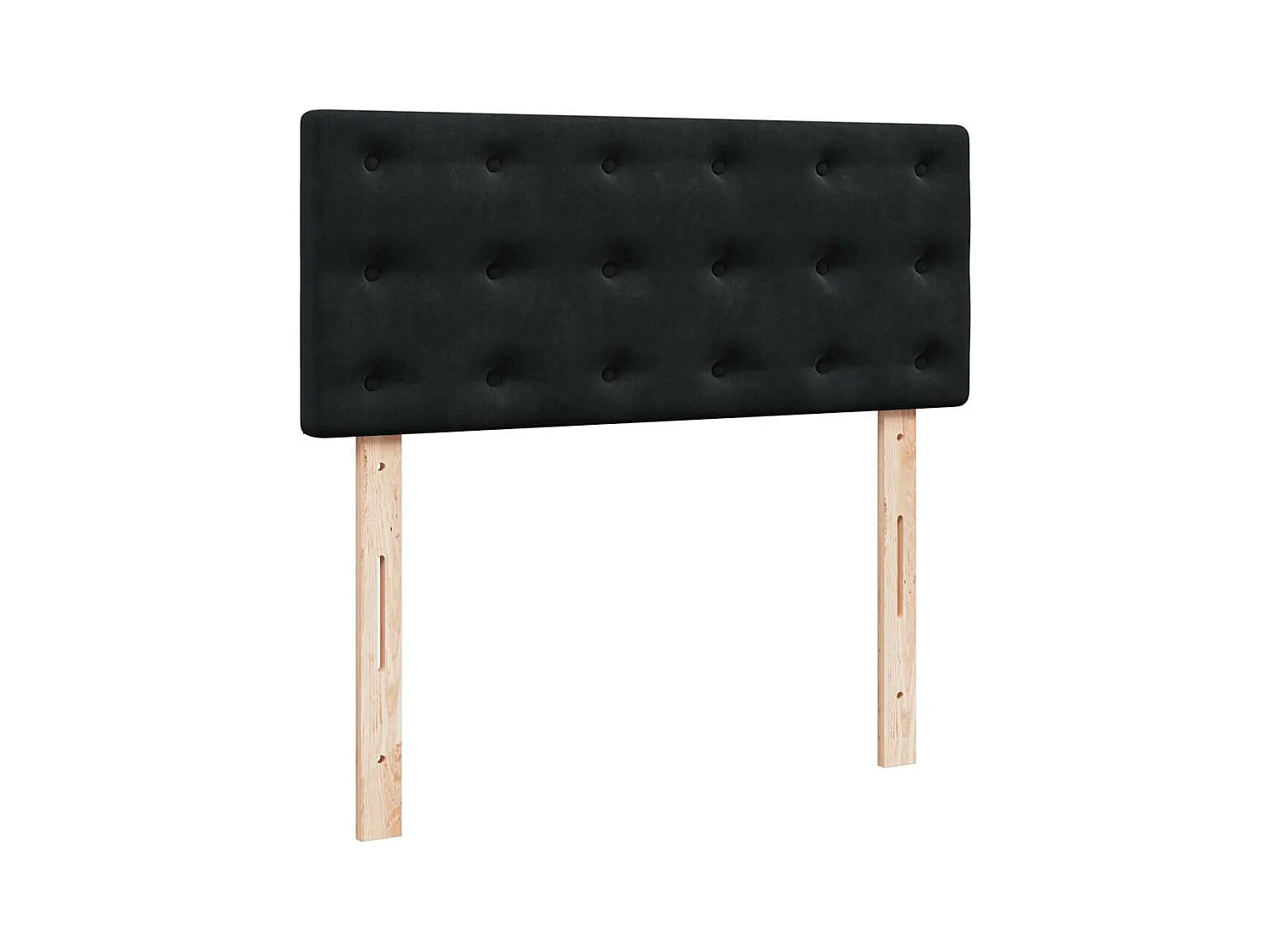 Cadre de lit ottoman avec matelas noir 120x200 cm velours