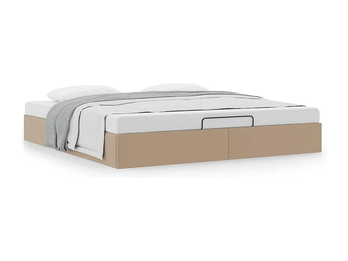 Estructura cama otomana sin colchón cappucino 180x200 cm