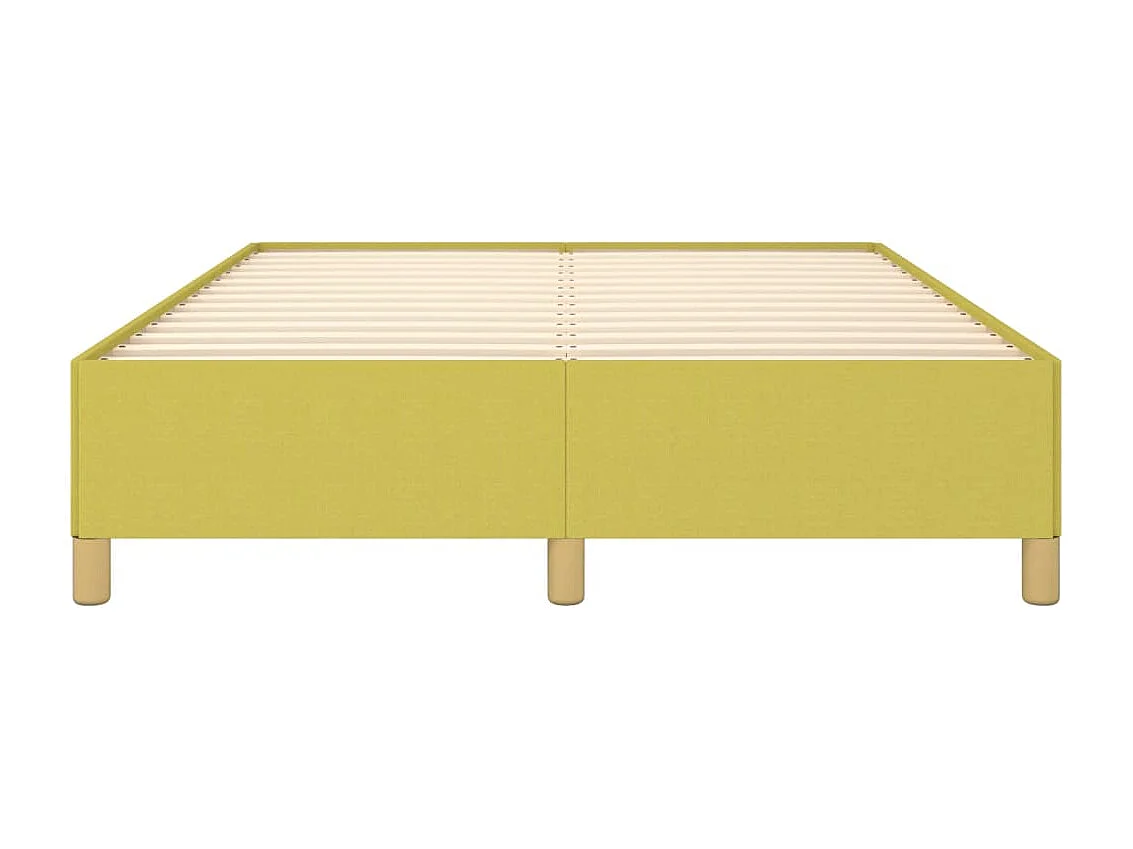 Cadre de lit Vert 140 x 200 cm Tissu