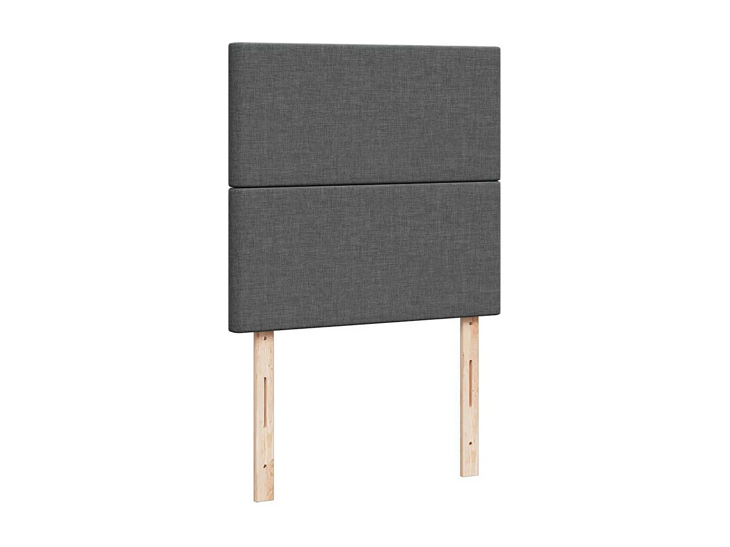 Cadre de lit ottoman avec matelas gris foncé 180x200cm tissu