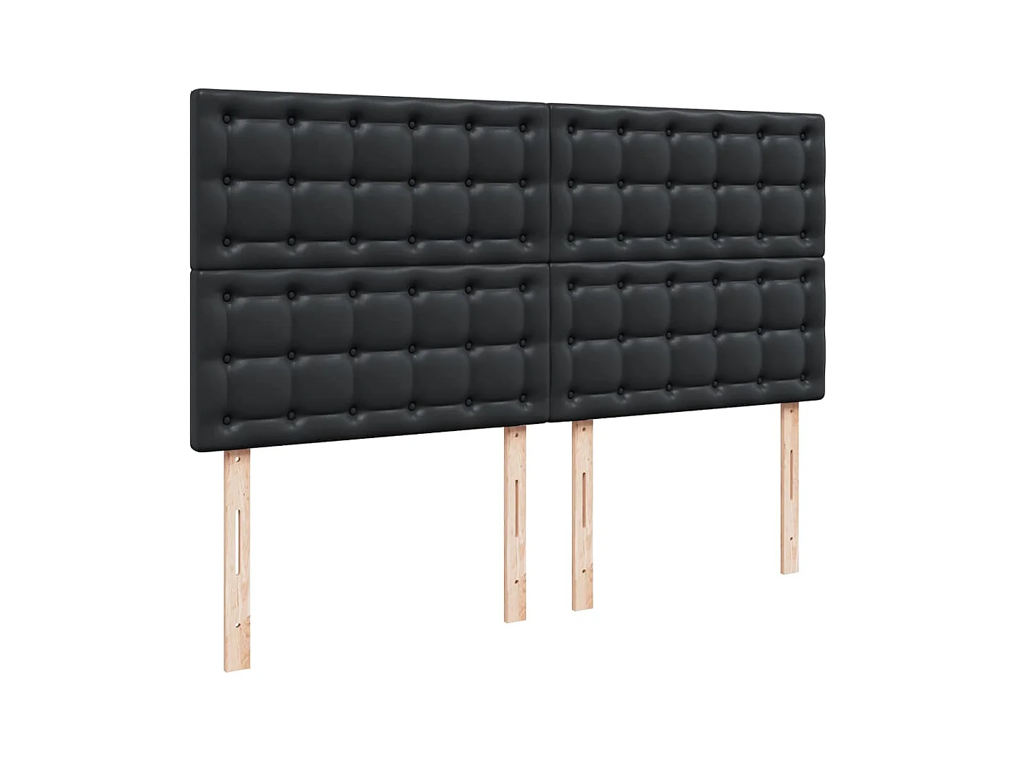 Cadre de lit ottoman avec matelas noir 160x200 cm similicuir