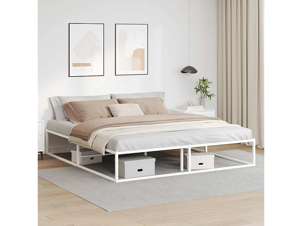 Bedframe zonder matras 180x200 cm wit