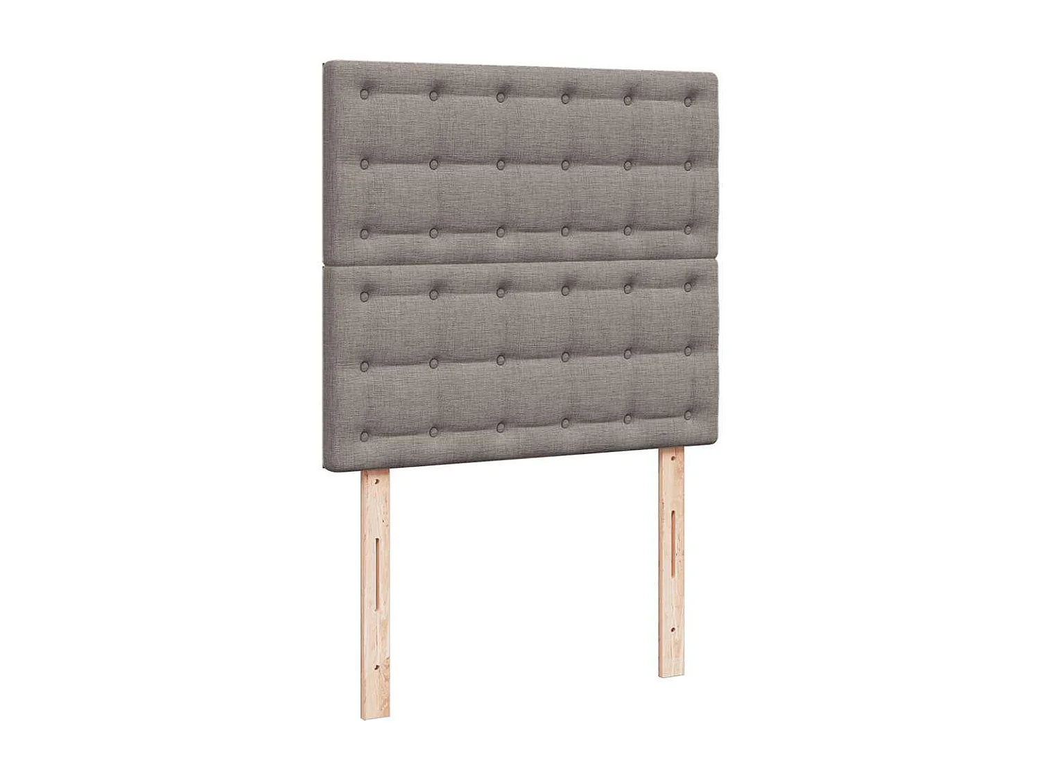 Estructura de cama otomana colchón tela gris pardo 80x200cm