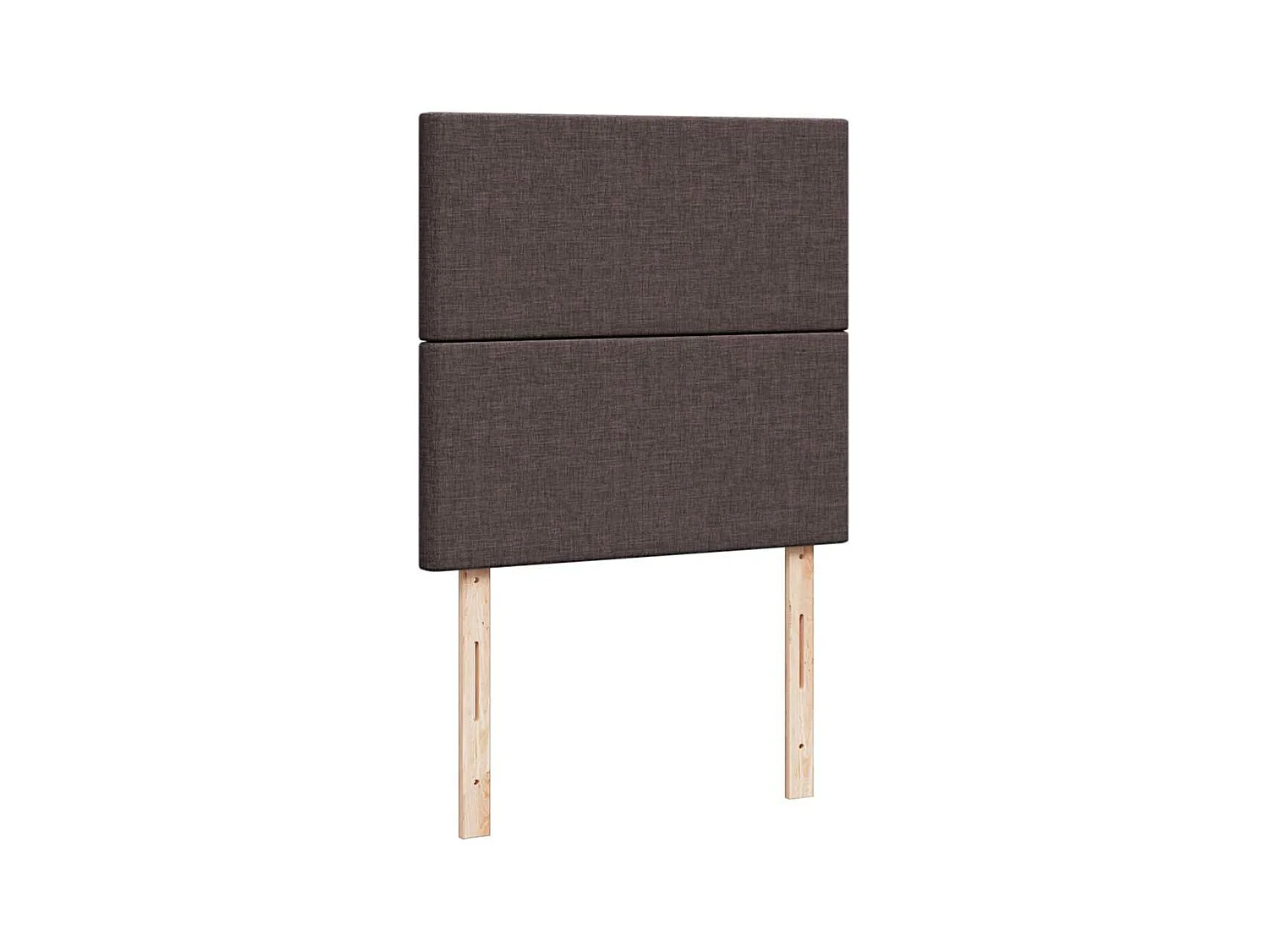Ottoman bed met matras en LED's 100x200cm stof donkerbruin