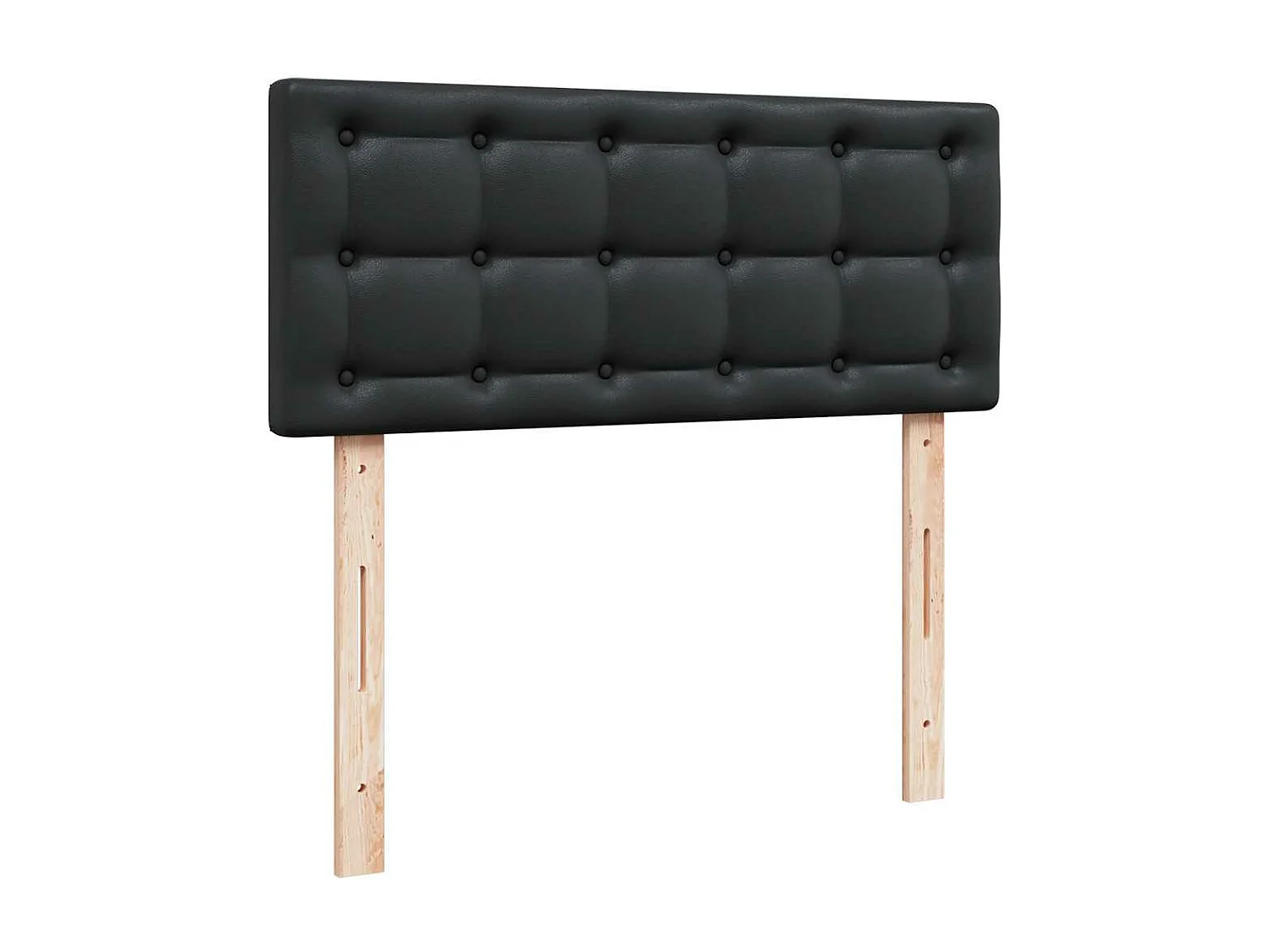 Cadre de lit ottoman avec matelas noir 120x200 cm similicuir