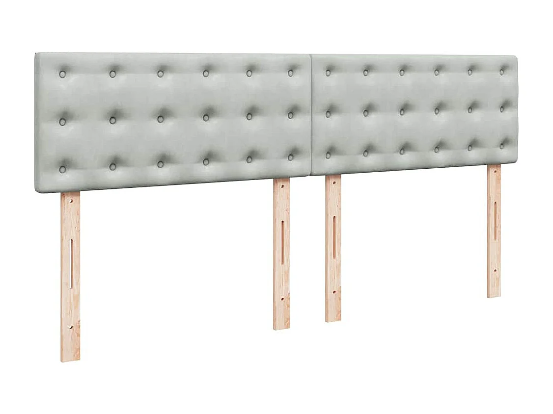 Estructura de cama otomana con colchón gris claro 180x200cm