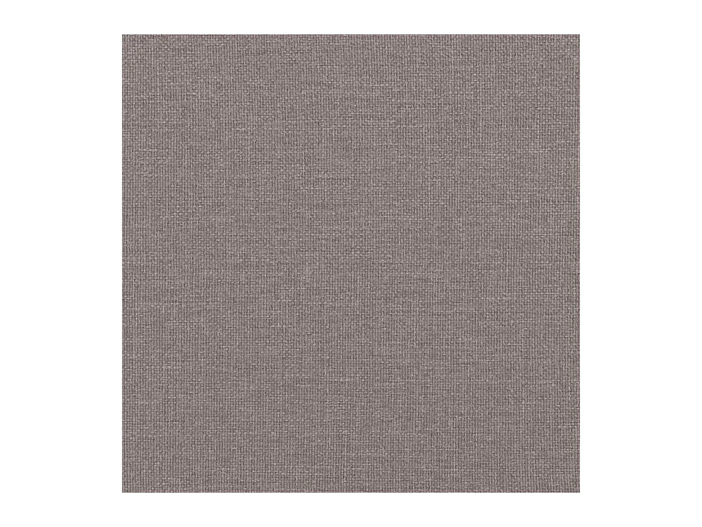 Cadre de lit ottoman sans matelas taupe 140x190 cm tissu
