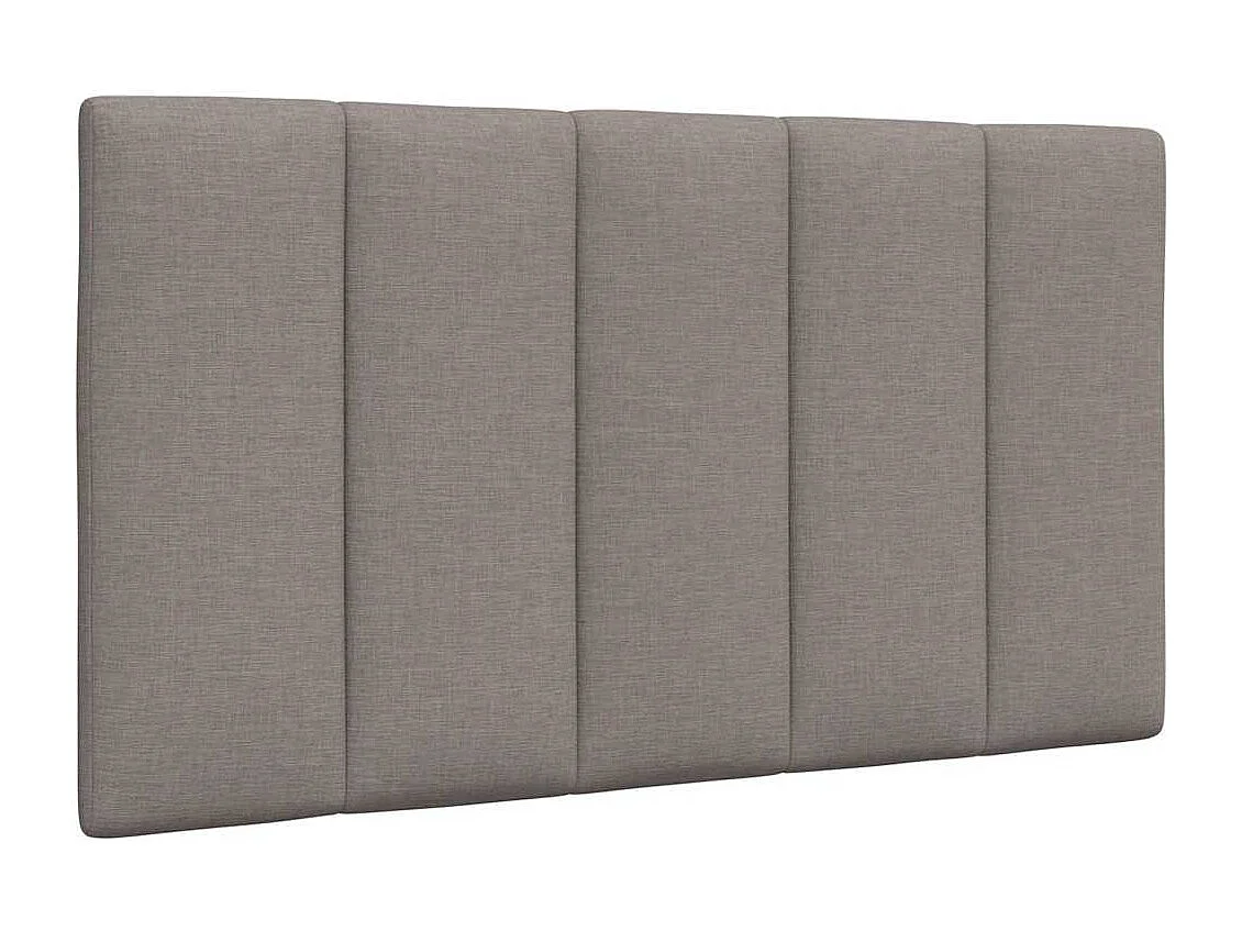 Cadre de lit sans matelas taupe 80x200 cm tissu