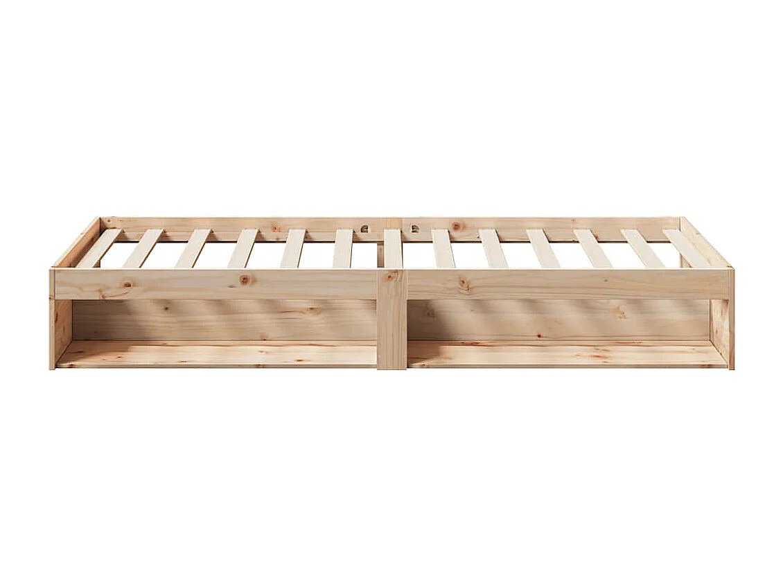 Lit de jour sans matelas 90x200 cm bois de pin massif