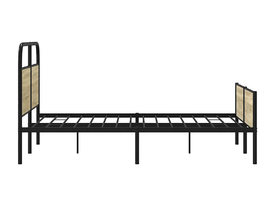 Cadre de lit sans matelas 120x190 cm cm chêne sonoma