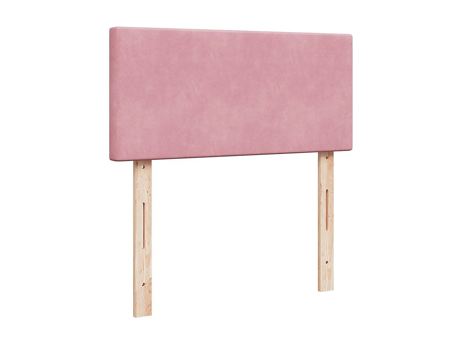 Estructura de cama otomana colchón terciopelo rosa 100x200cm