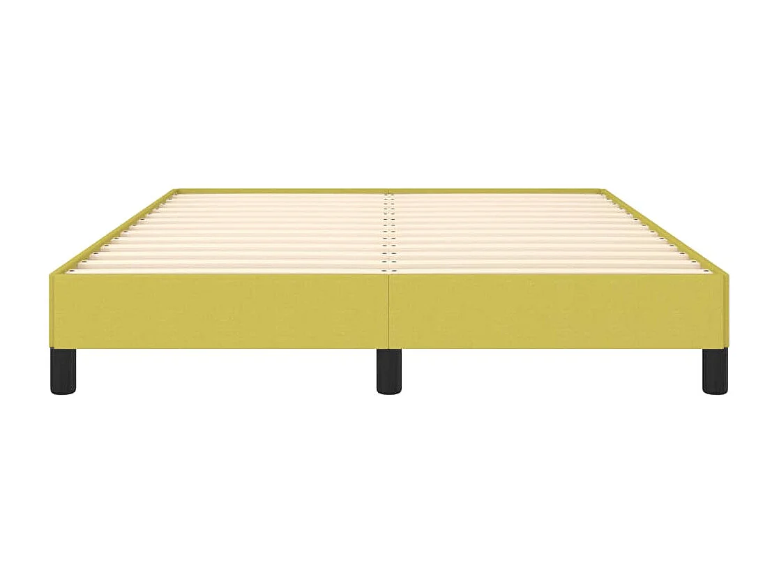 Cadre de lit Vert 140 x 200 cm Tissu