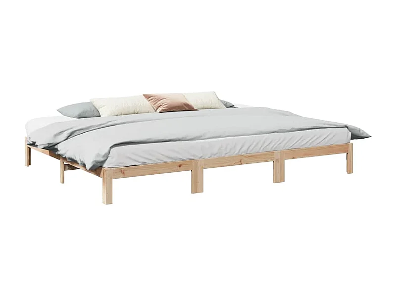Bedframe Family zonder matras 240x200 cm massief grenenhout