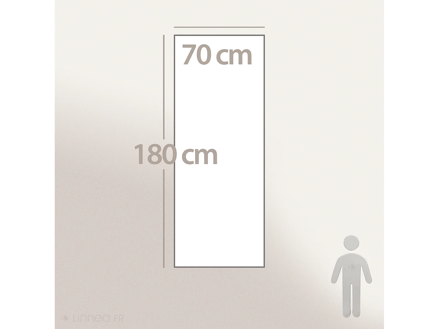 Plaid aspect mohair 100% polyester recyclé 70x180 cm HYGGE Marron caramel