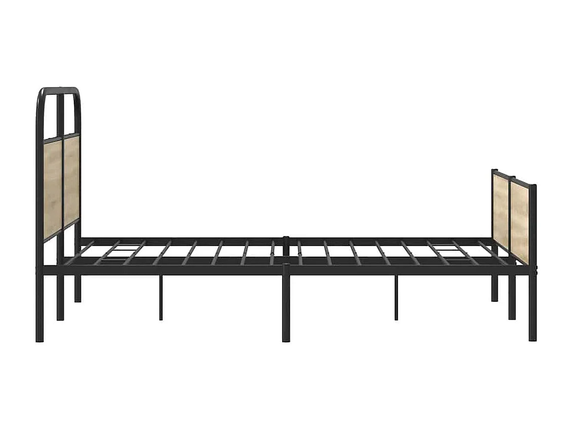 Cadre de lit sans matelas 140x200 cm chêne sonoma