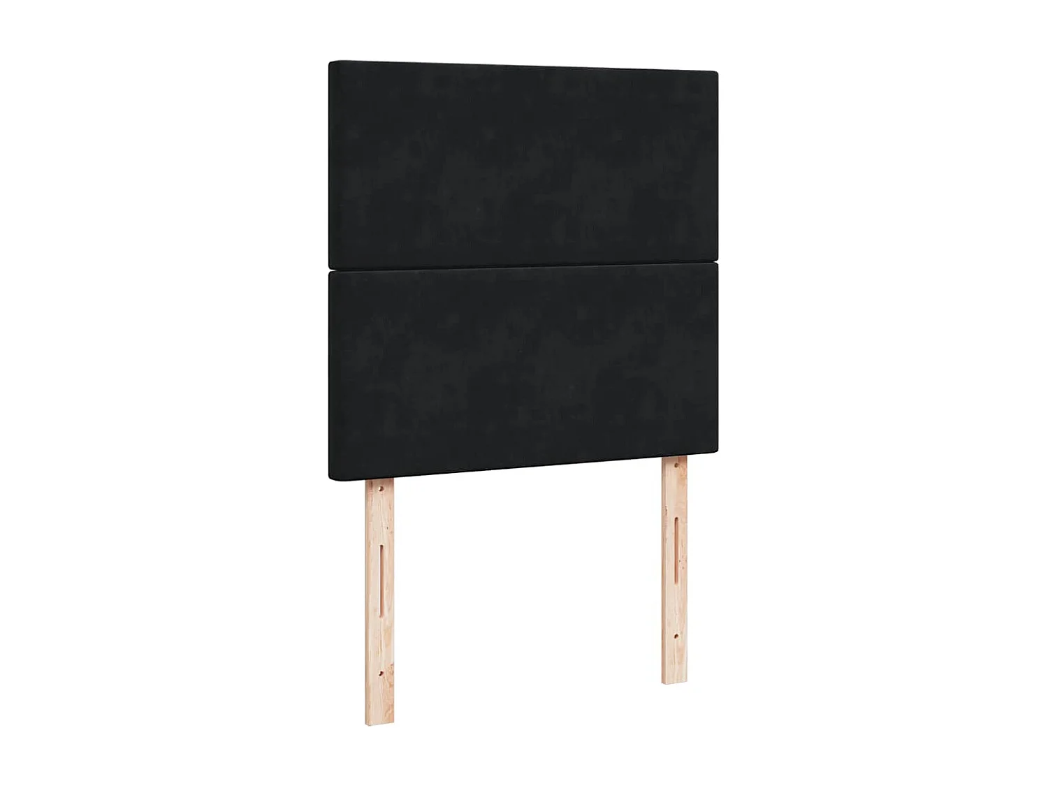 Cadre de lit ottoman avec matelas noir 90x190 cm velours