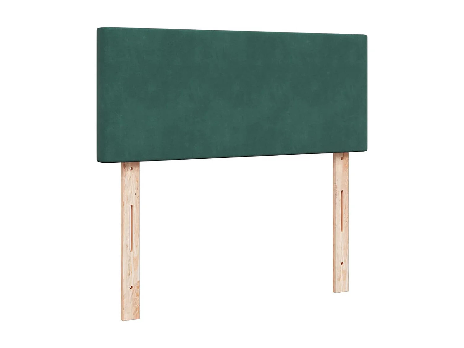 Cadre de lit ottoman avec matelas vert foncé 120x190 cm velours