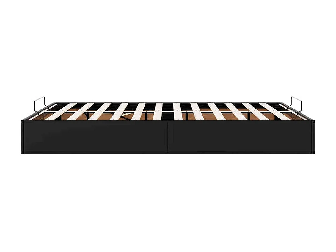 Bedframe zonder matras 140x200 cm kunstleer zwart