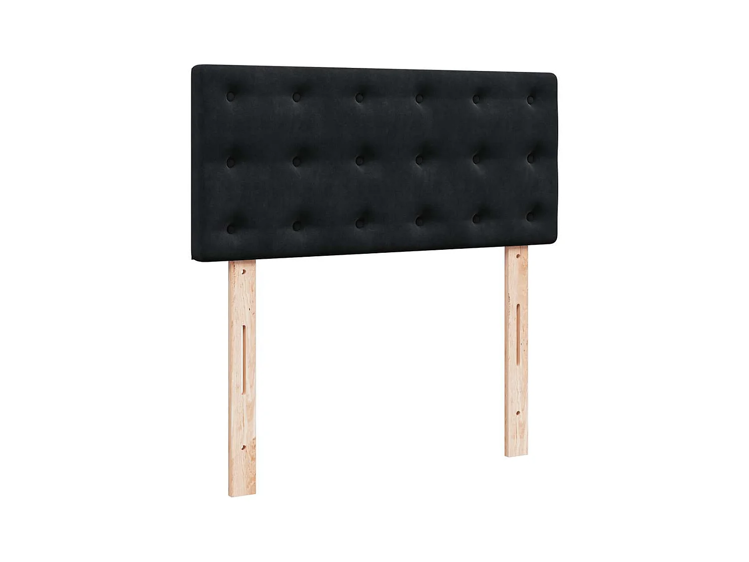 Cadre de lit ottoman avec matelas noir 160x200 cm velours