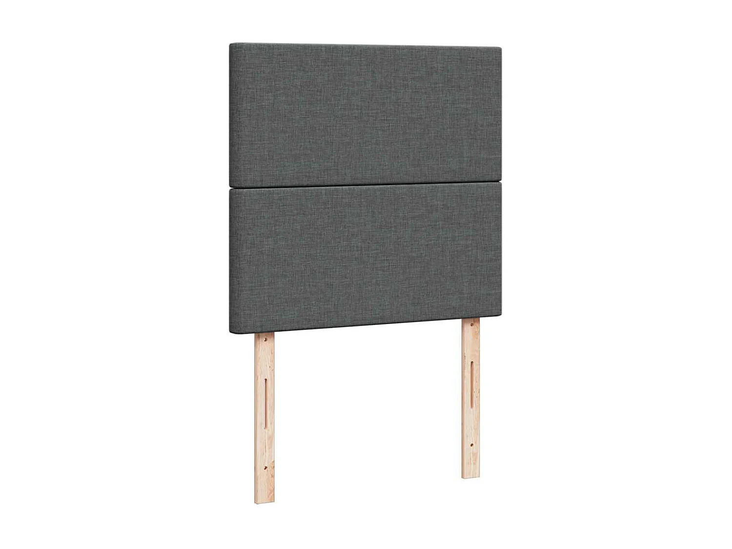 Estrutura cama otomana colchão 90x200 cm tecido cinzento escuro