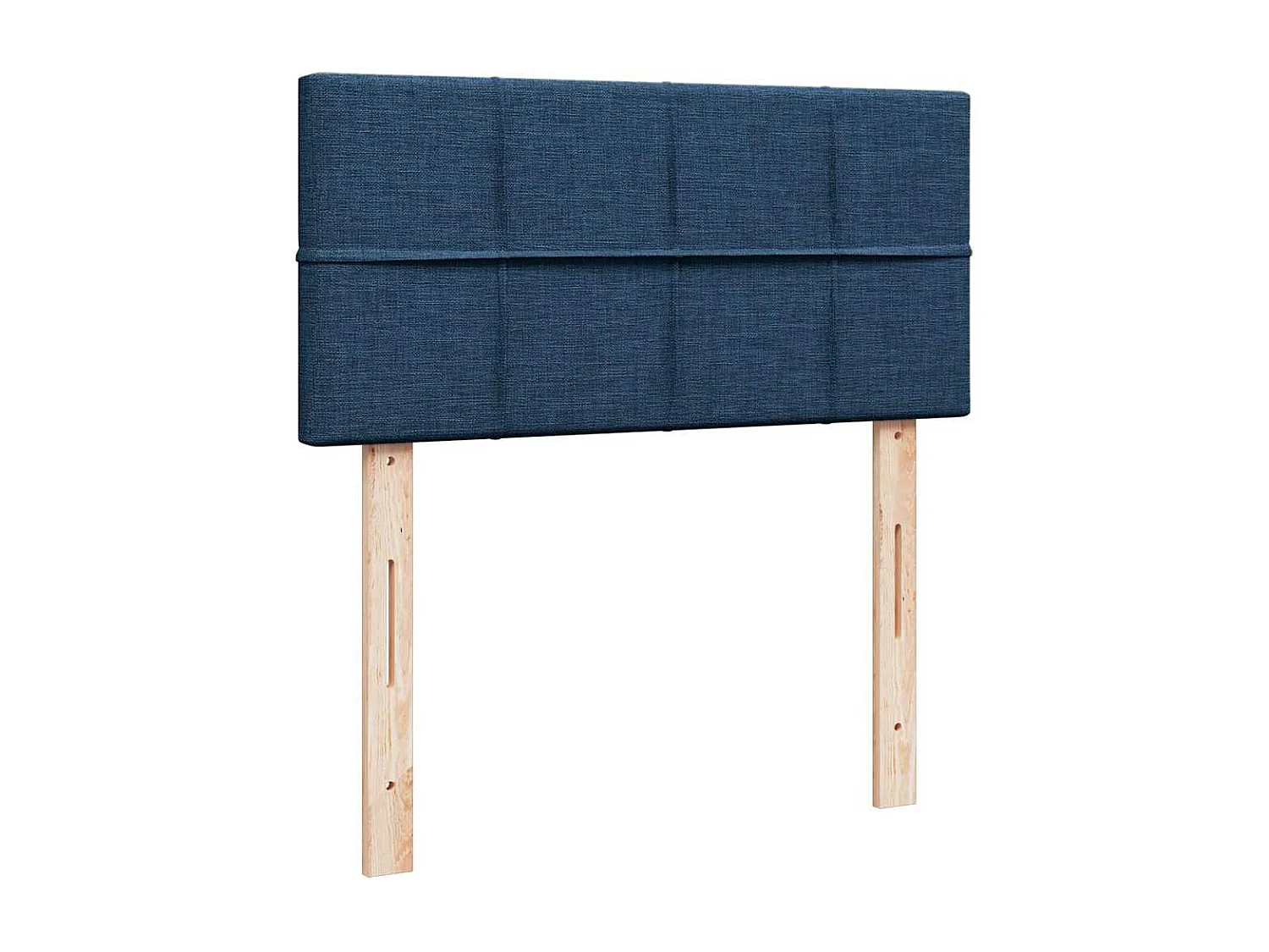 Ottoman bed met matras 90x190cm stof blauw