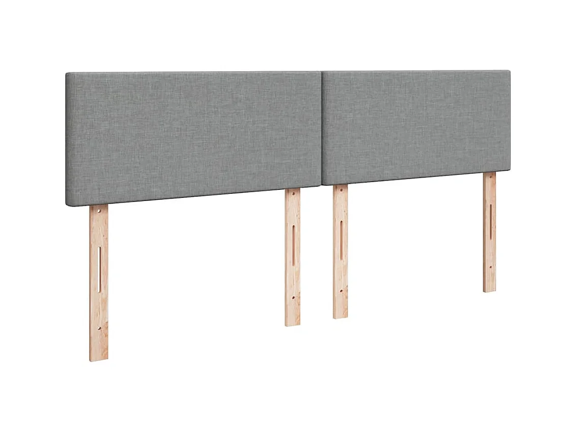 Estructura de cama otomana con colchón gris claro 200x200 cm