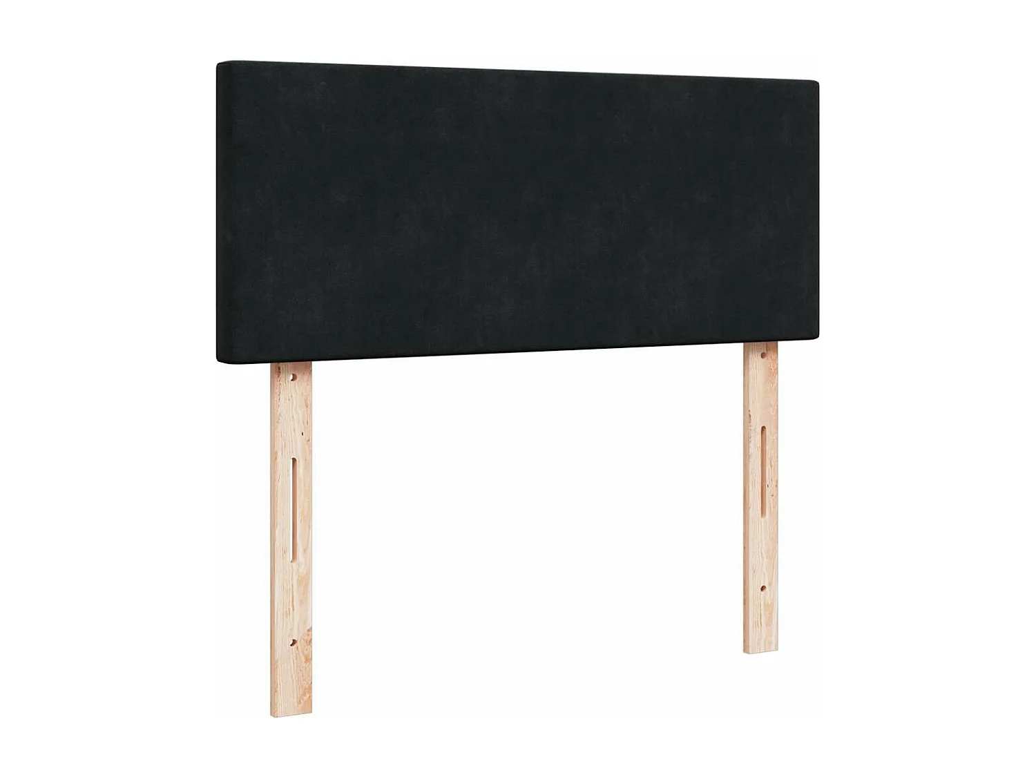 Ottoman bed met matras en LED's 120x200cm fluweel zwart