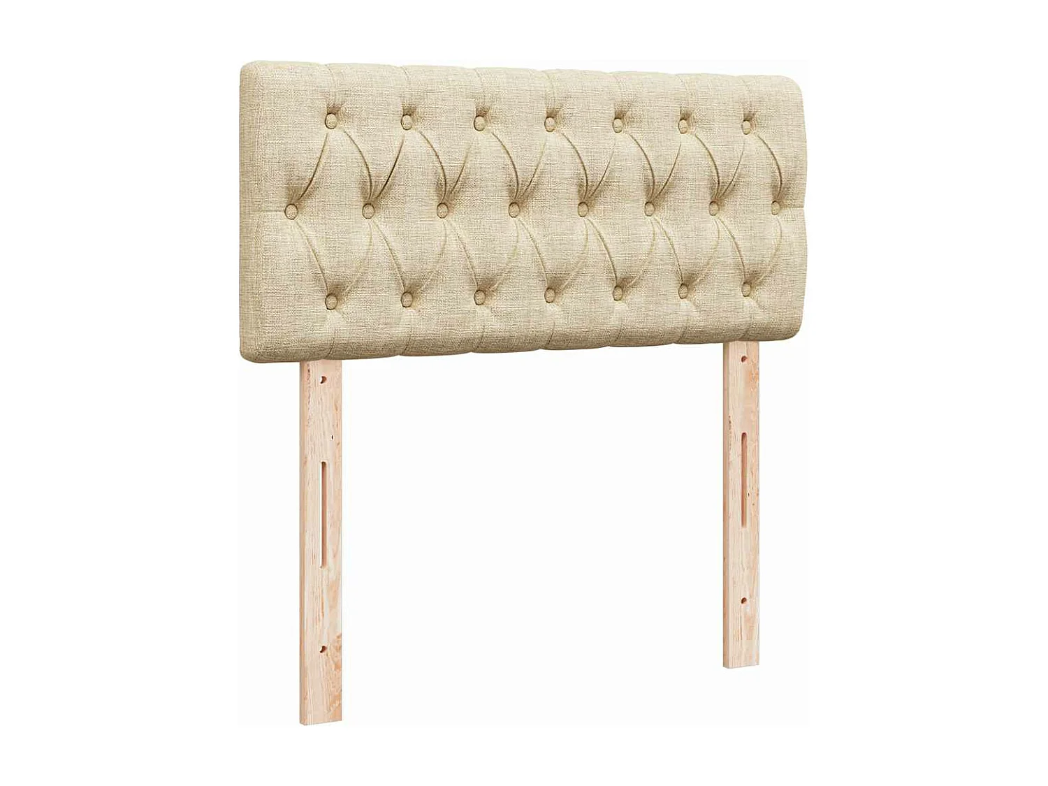 Estructura de cama otomana con colchones tela crema 160x200cm