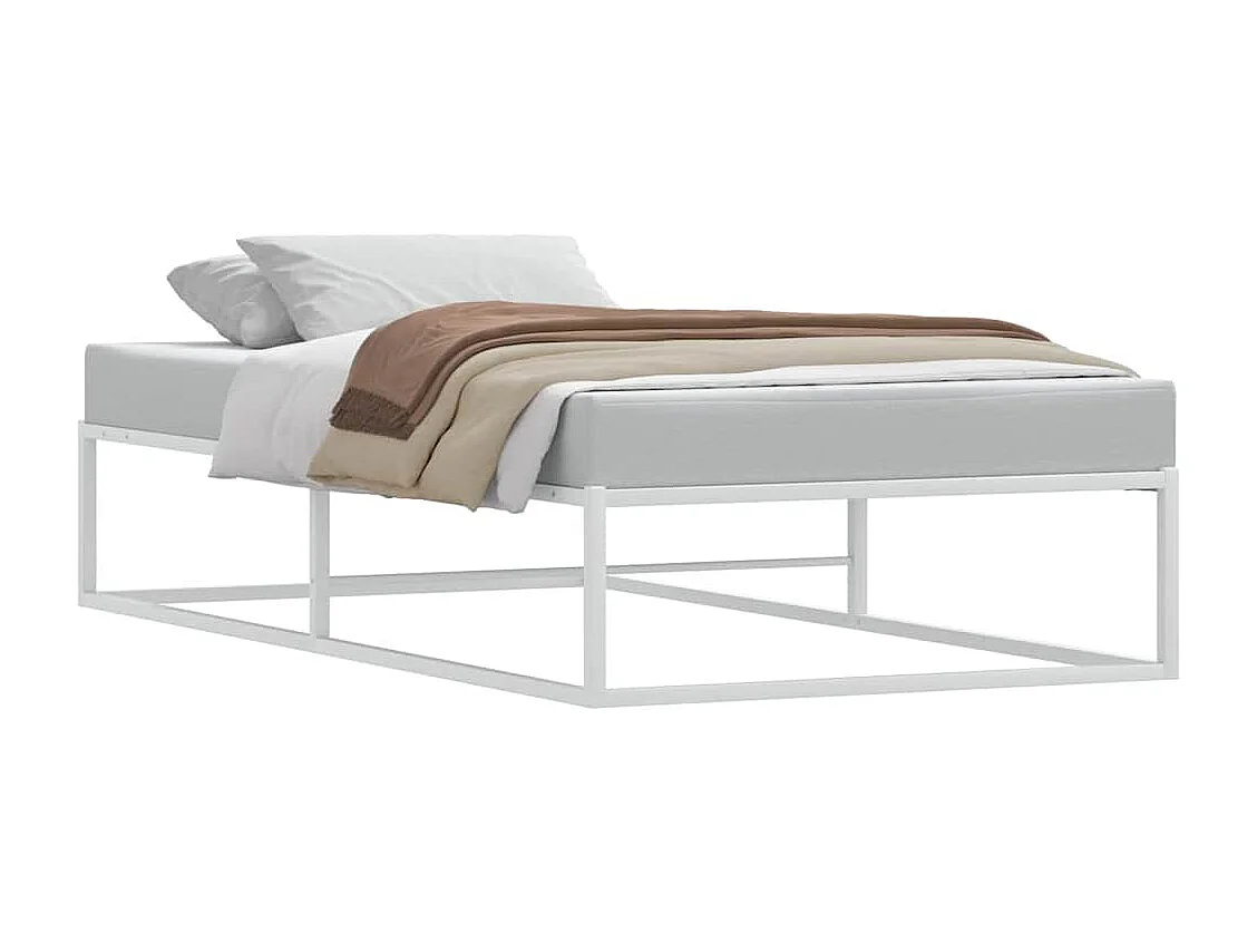 Bedframe zonder matras 100x200 cm wit