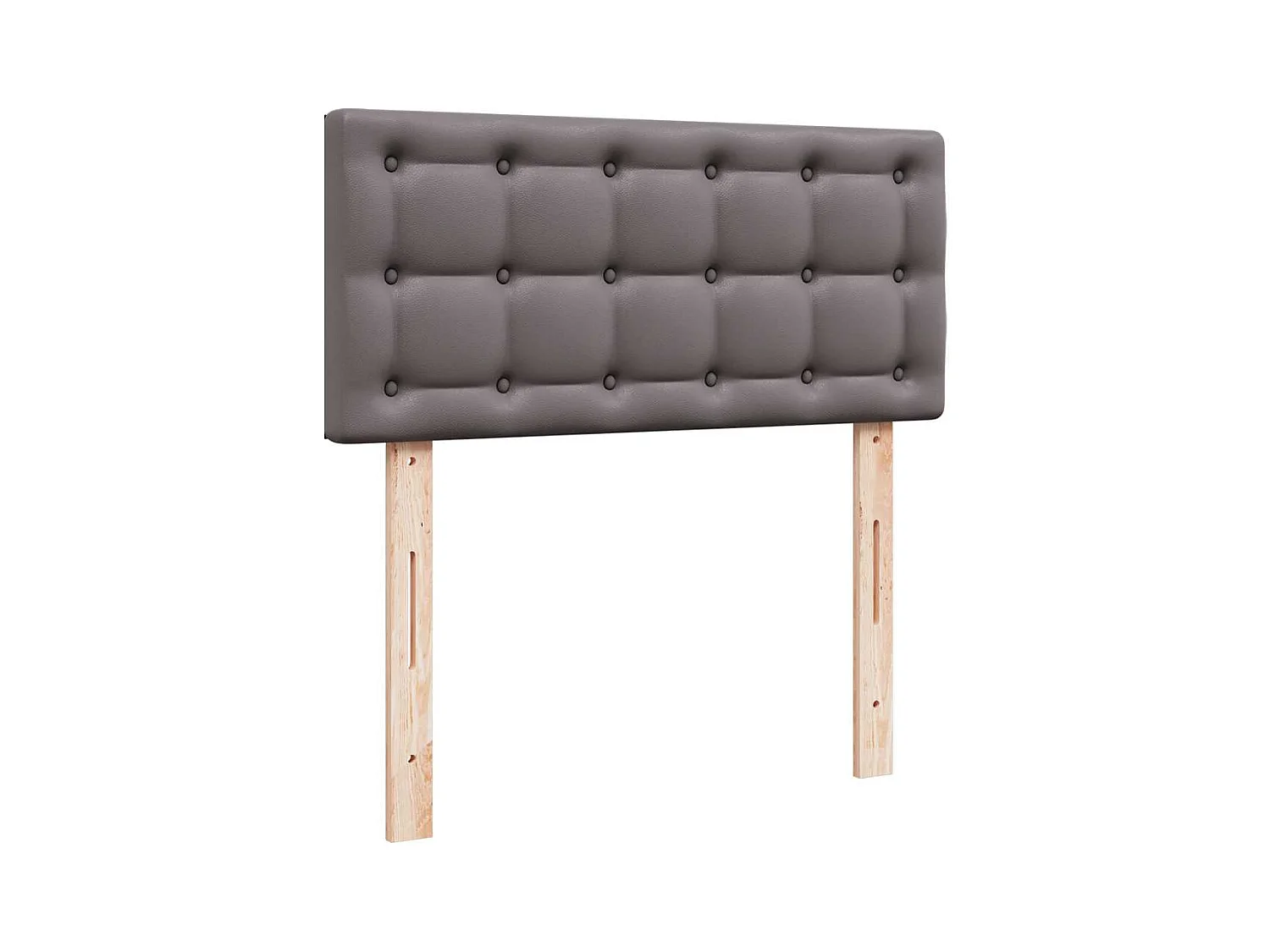 Cadre de lit ottoman avec matelas gris 180x200 cm similicuir