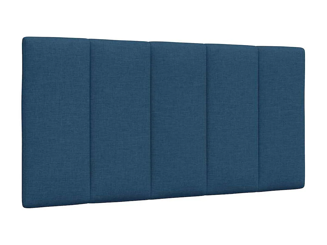 Cadre de lit sans matelas bleu 100x200 cm tissu