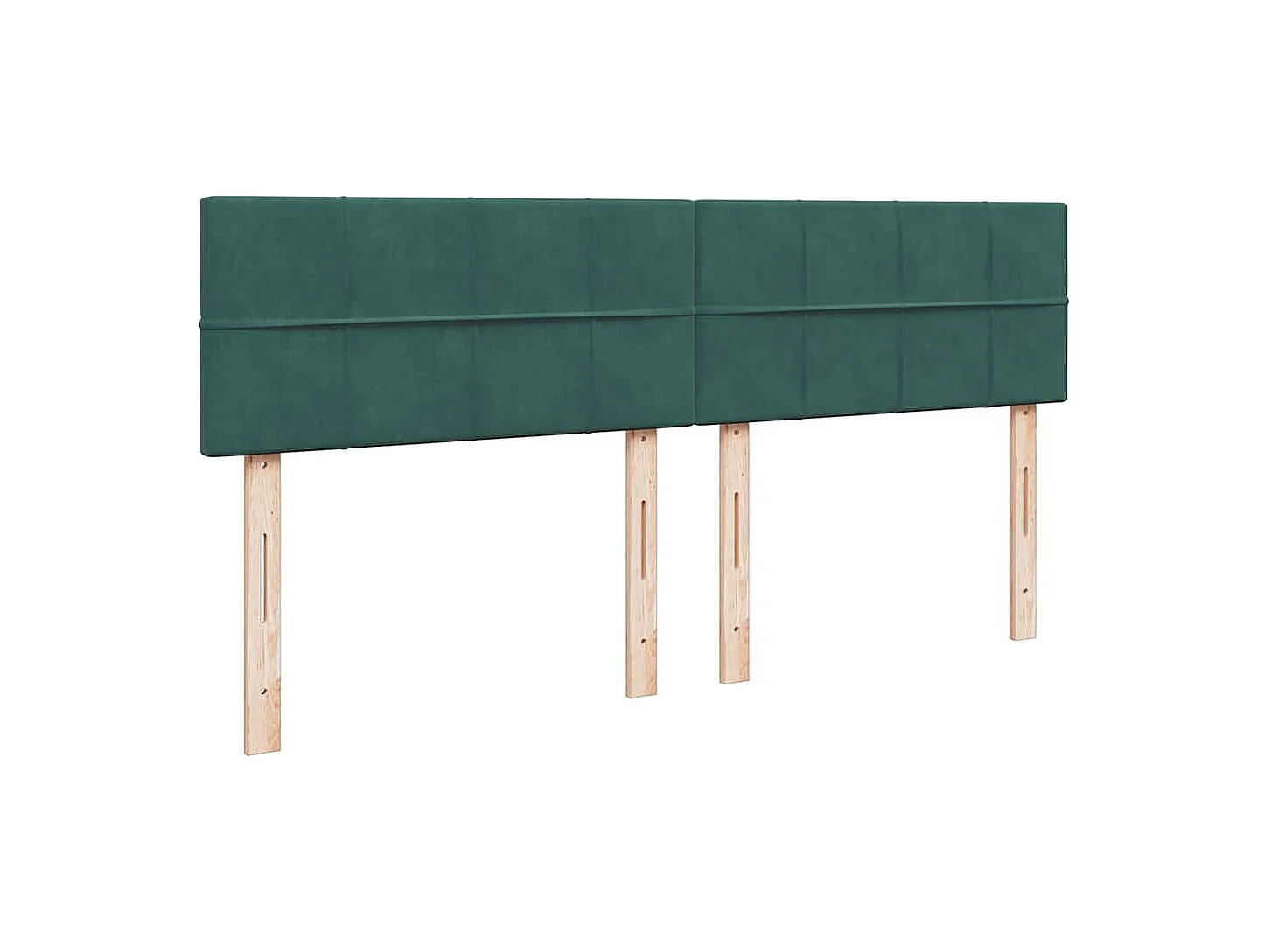 Estructura de cama otomana colchones terciopelo verde oscuro