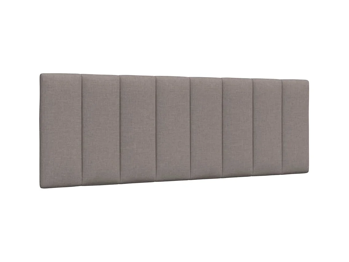 Bedframe zonder matras "Hanko" stof taupe 140x190 cm