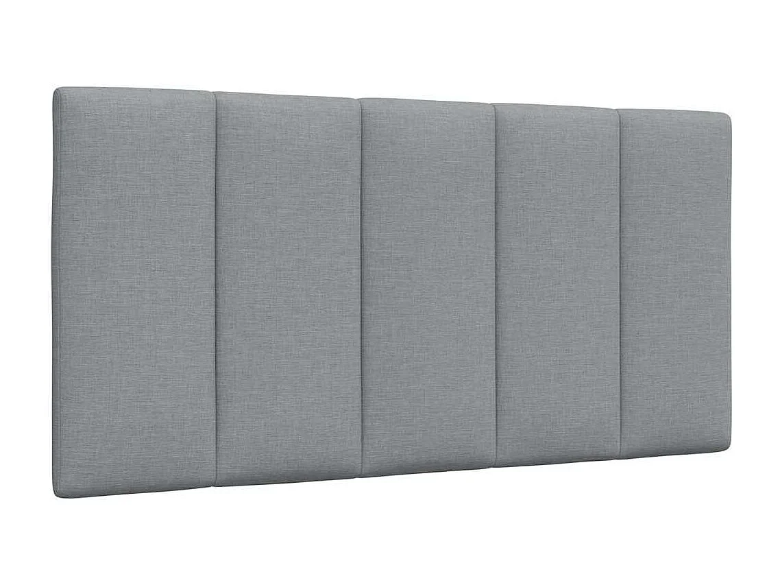 Bedframe zonder matras "Hanko" 100x200 cm stof lichtgrijs