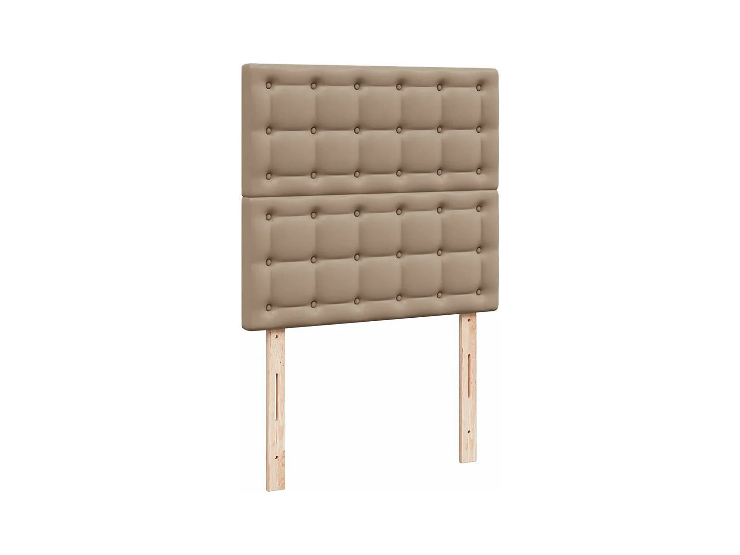 Estrutura de cama otomana com colchões cappuccino 180x200 cm