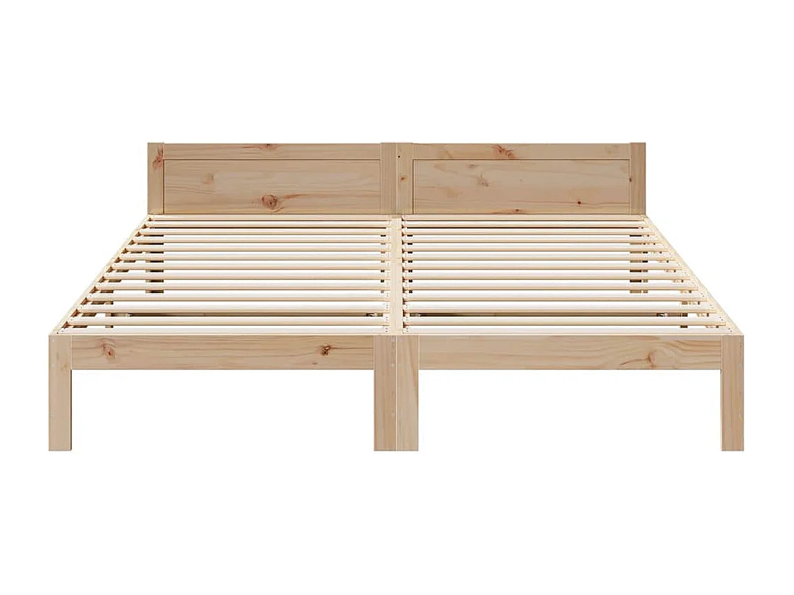 Cadre de lit sans matelas 180x200 cm bois massif de pin
