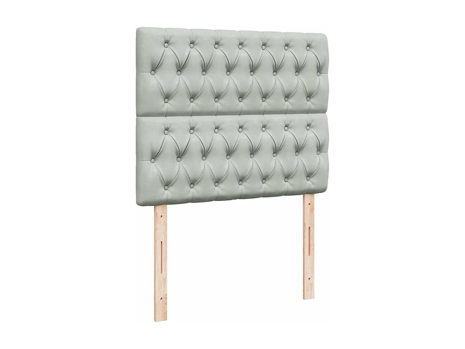 Cadre de lit ottoman avec matelas gris clair 120x190 cm velours