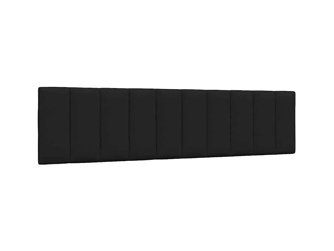 Cadre de lit sans matelas noir 200x200 cm tissu