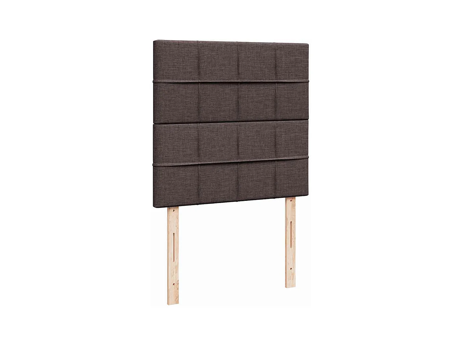 Estrutura cama otomana colchão 90x200 cm tecido castanho escuro