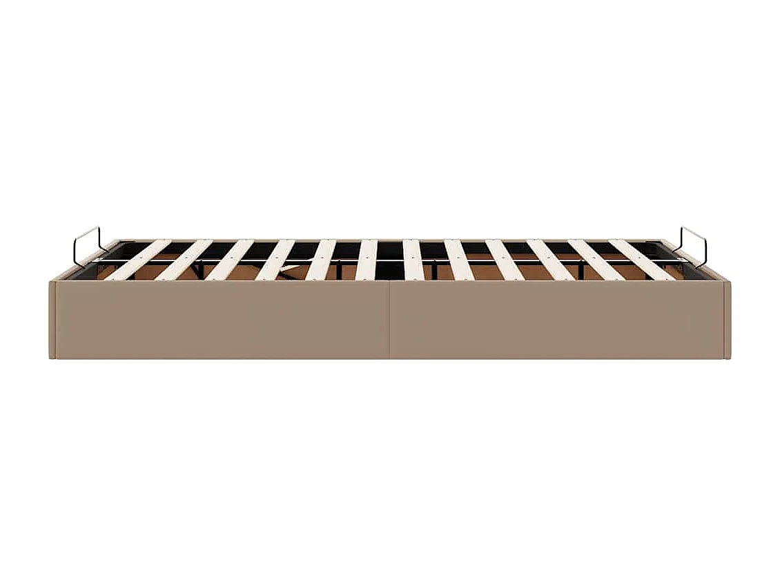Estructura cama otomana sin colchón cappucino 120x200 cm