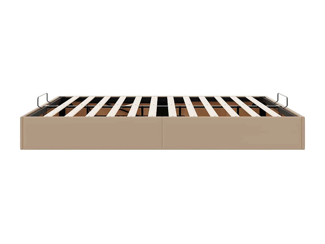 Estructura cama otomana sin colchón cappucino 160x200 cm