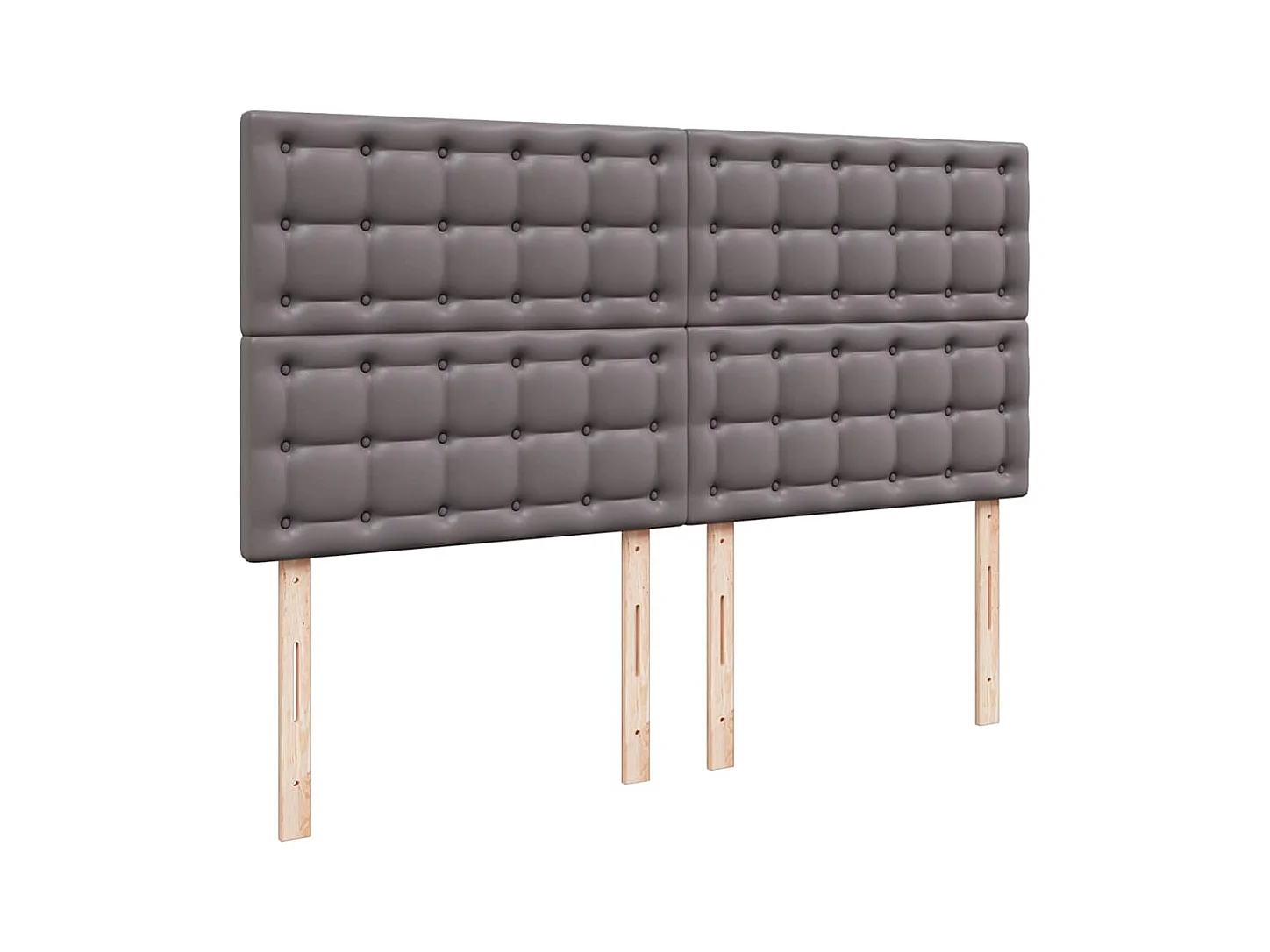 Cadre de lit ottoman avec matelas gris 180x200 cm similicuir
