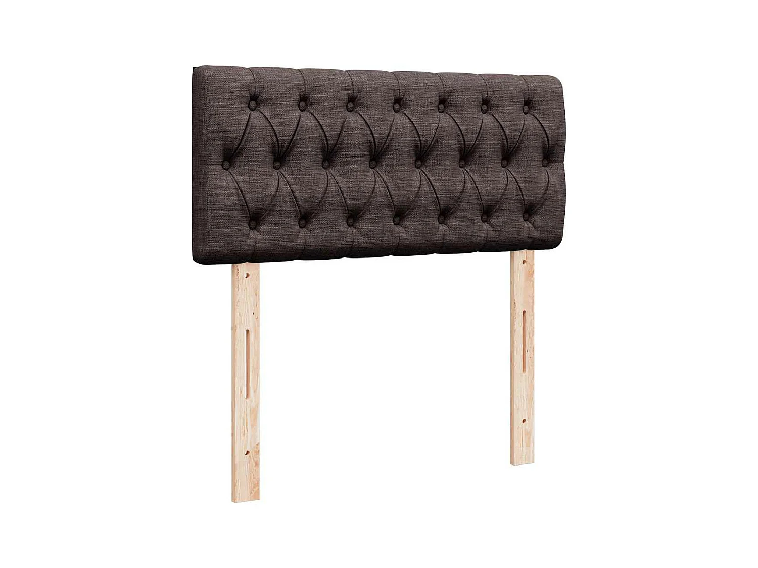 Sommier tapissier avec matelas Marron foncé 90x200 cm