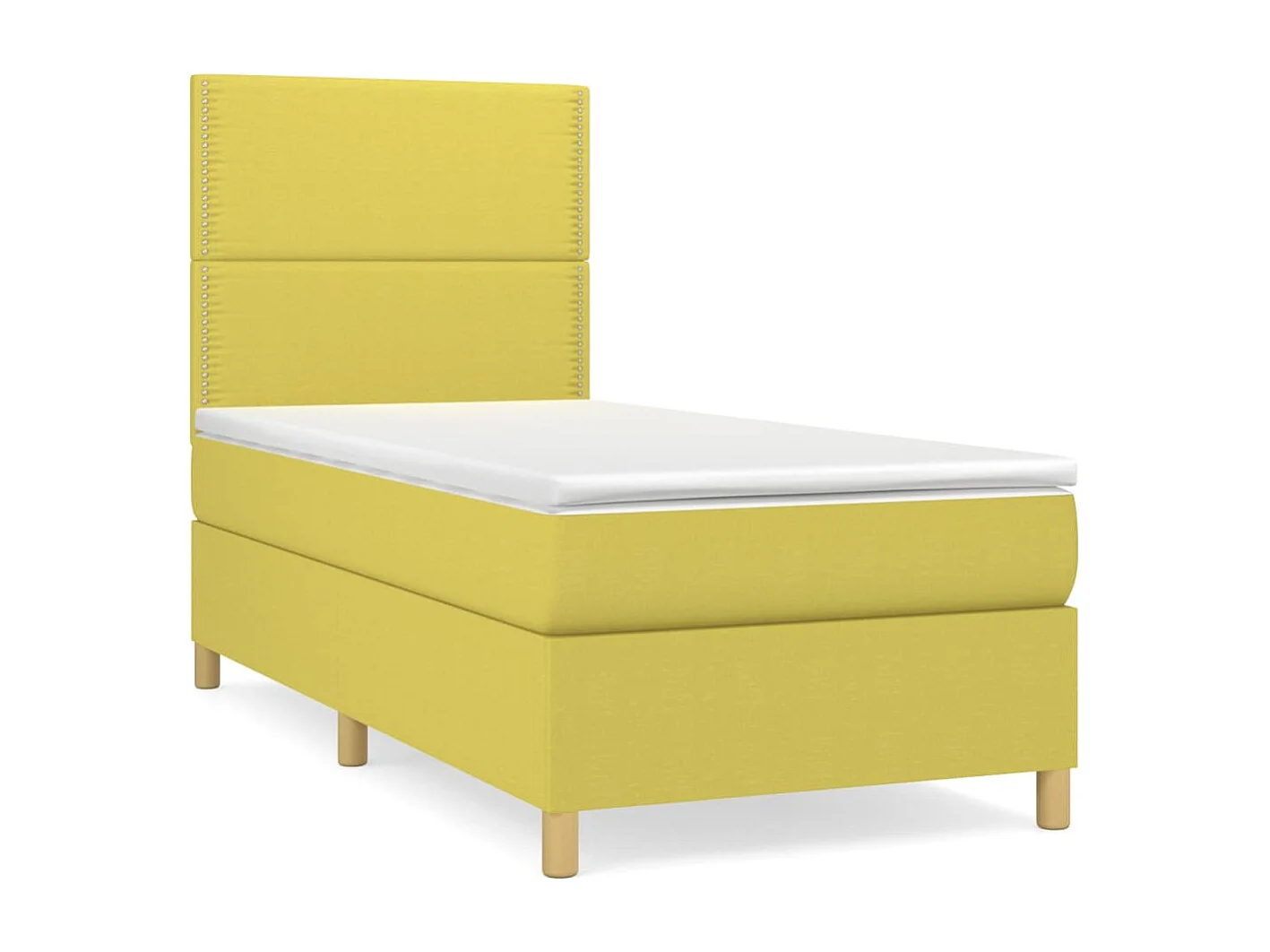 Cama com molasemcolchão 100x200 cm tecido verde