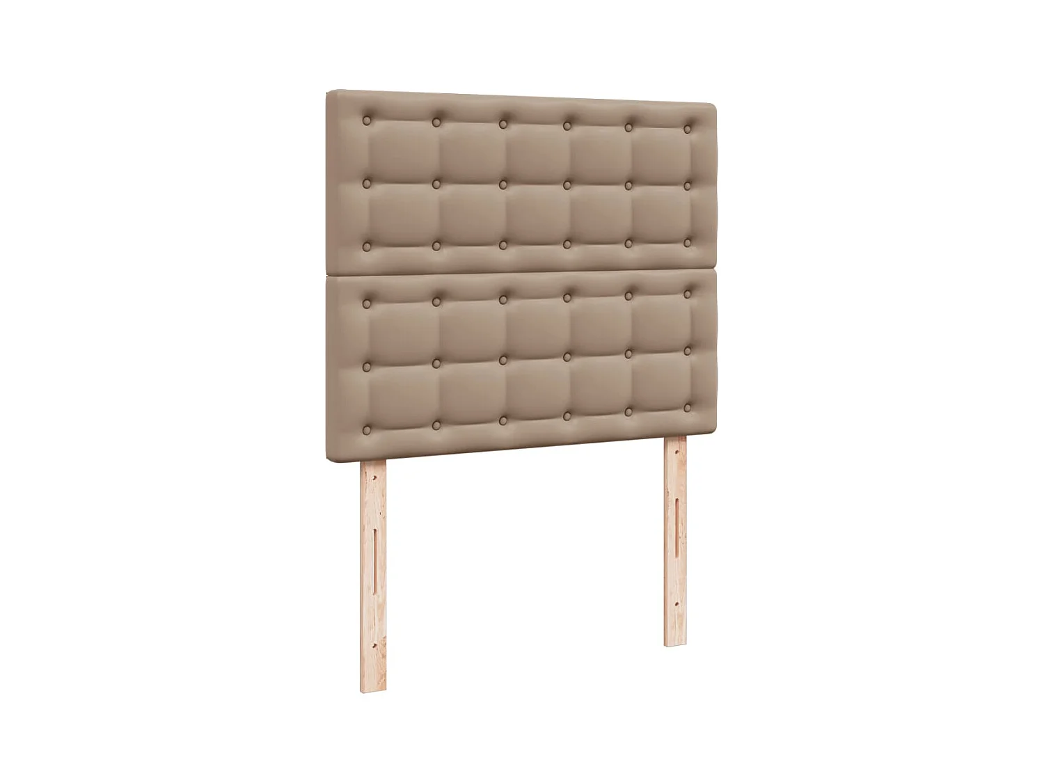 Sommier tapissier avec matelas Cappuccino 80x200 cm