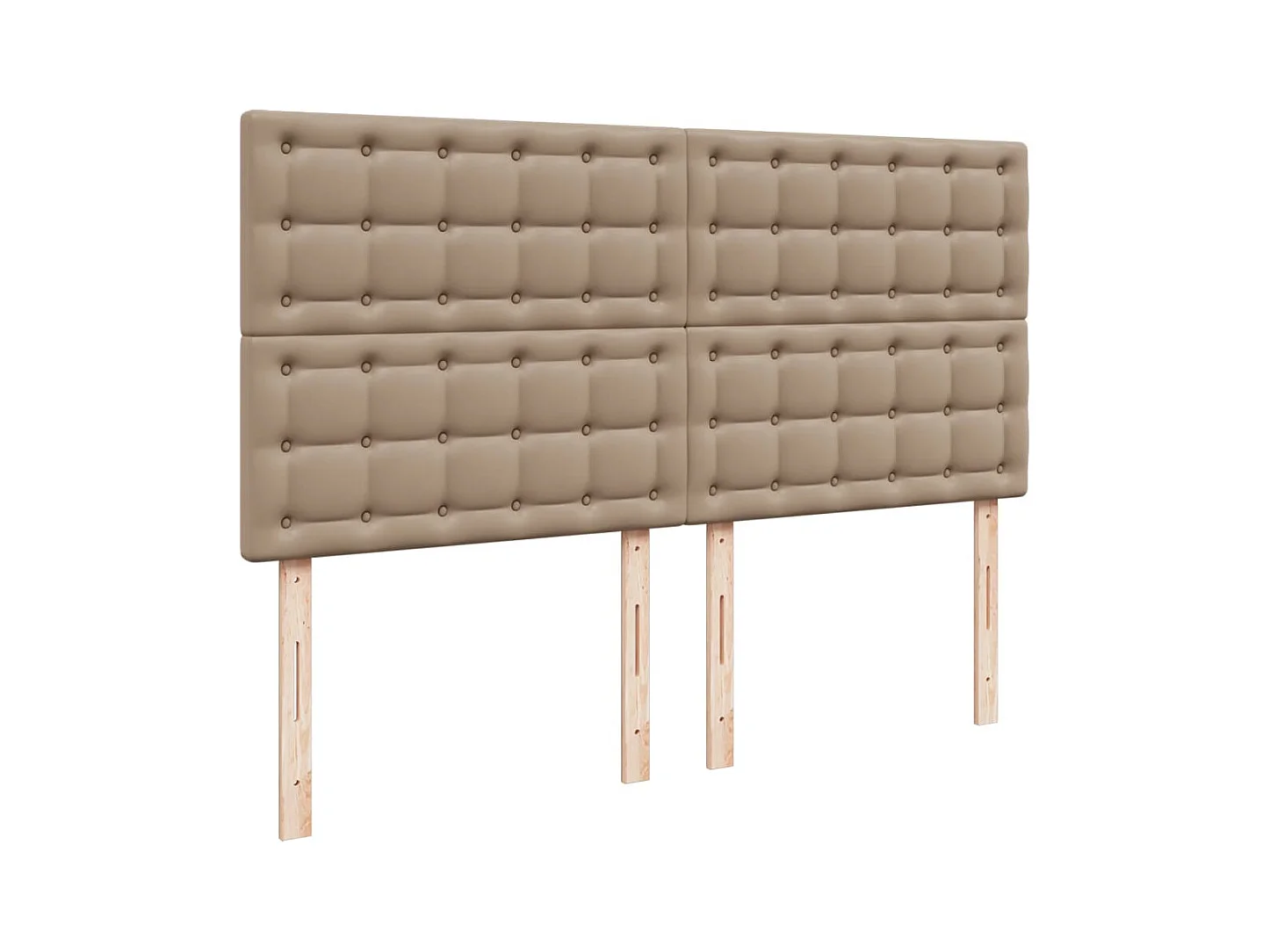 Sommier tapissier avec matelas Cappuccino 200x200 cm
