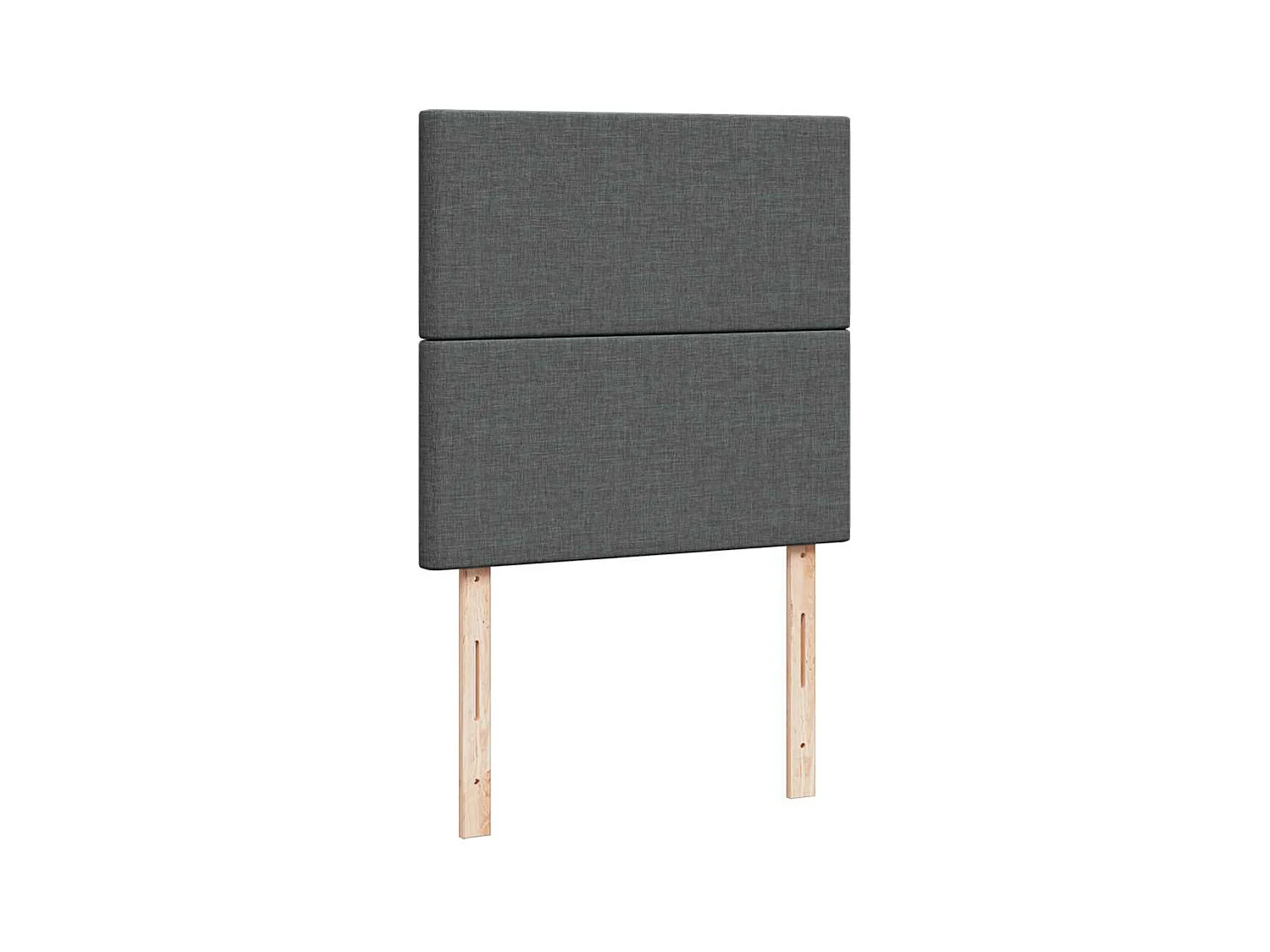 Cadre de lit ottoman avec matelas gris foncé 80x200 cm tissu