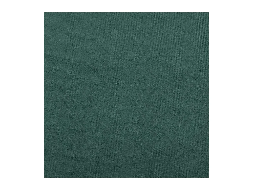 Cadre de lit ottoman avec matelas vert foncé 180x200 cm velours