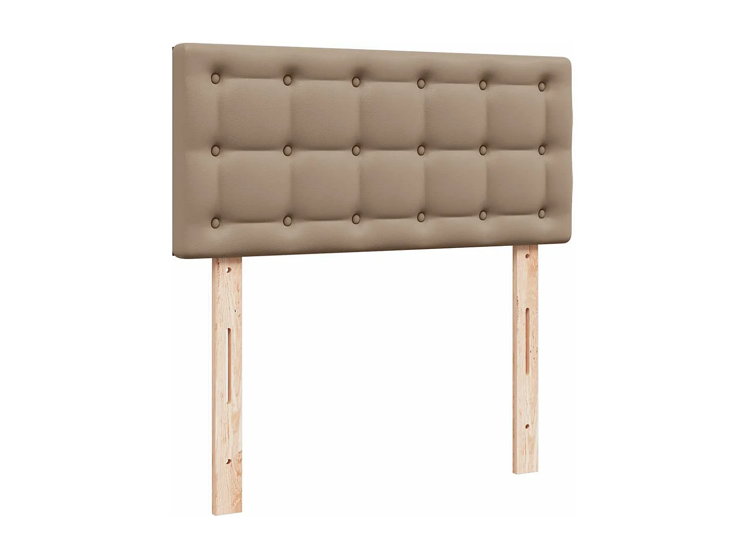 Estructura cama otomana colchones cappucino cuero sintético