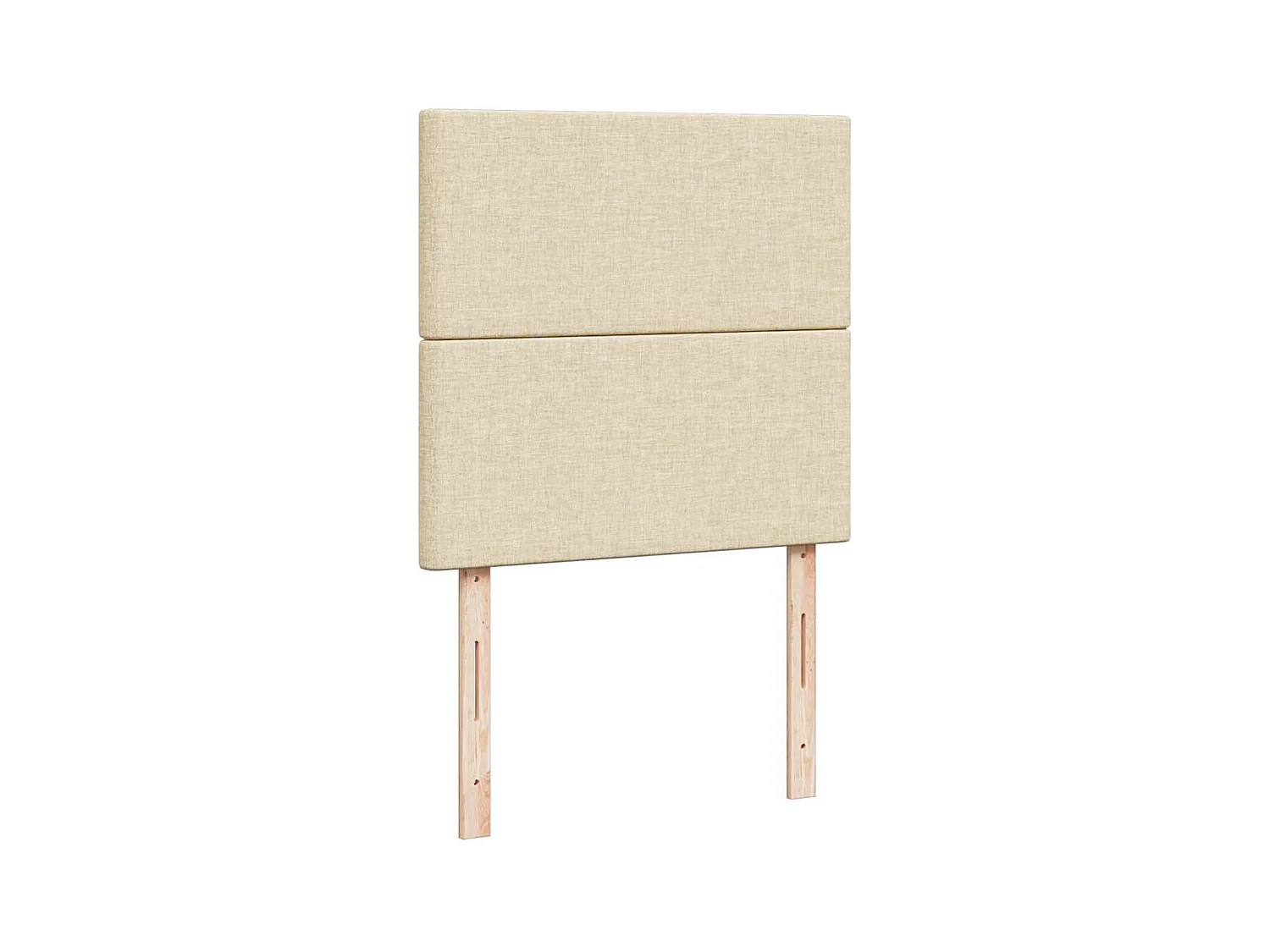 Estrutura de cama otomana com creme de colchão 90x190cm tecido